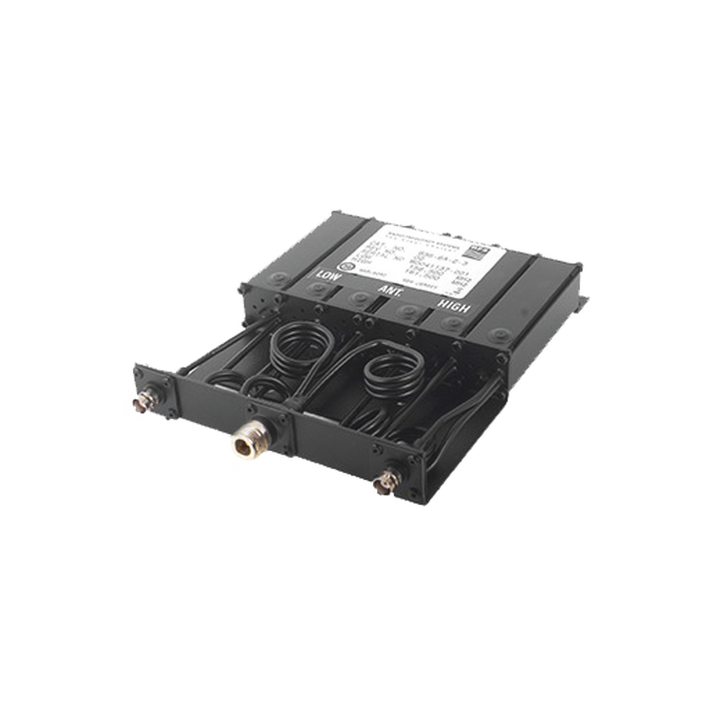 --DESCONTINUADO--Duplexer Compacto de Rechazo de Banda, 144-154 MHz, 6 cavidades, 50 Watt.