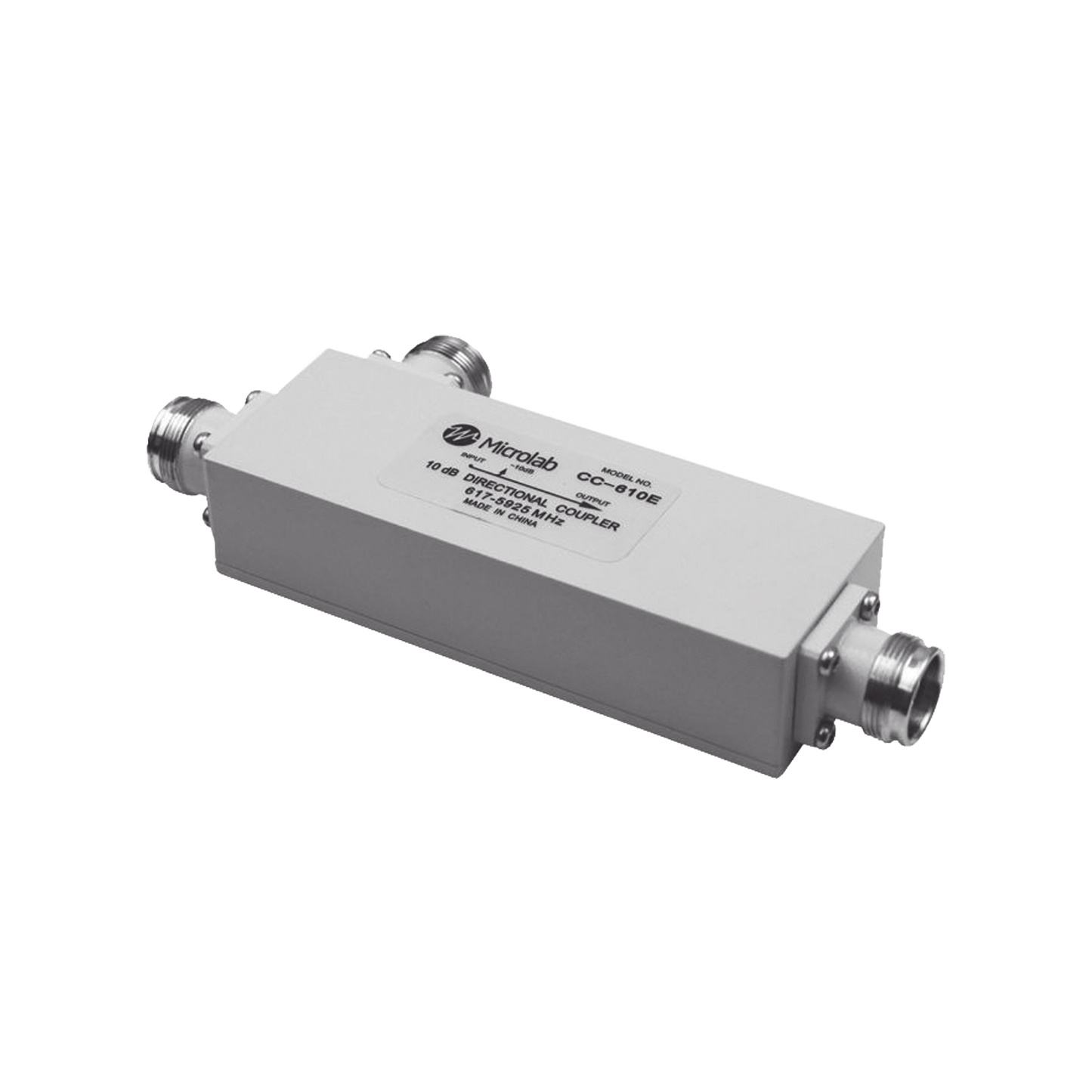 Acoplador direccional 10dB 617-5925MHz 300W-161dBc 4.3-10 IP67