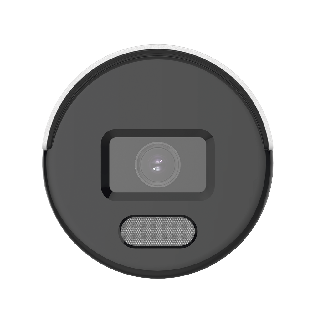 Bala IP 2 Megapixel / ACUSENSE Lite (Detección de Movimiento en Humanos y Vehículos) / Lente 2.8 mm / Luz Blanca 30 mts / Imagen a Color 24/7 / Exterior IP67 / WDR 120 dB / PoE / ONVIF