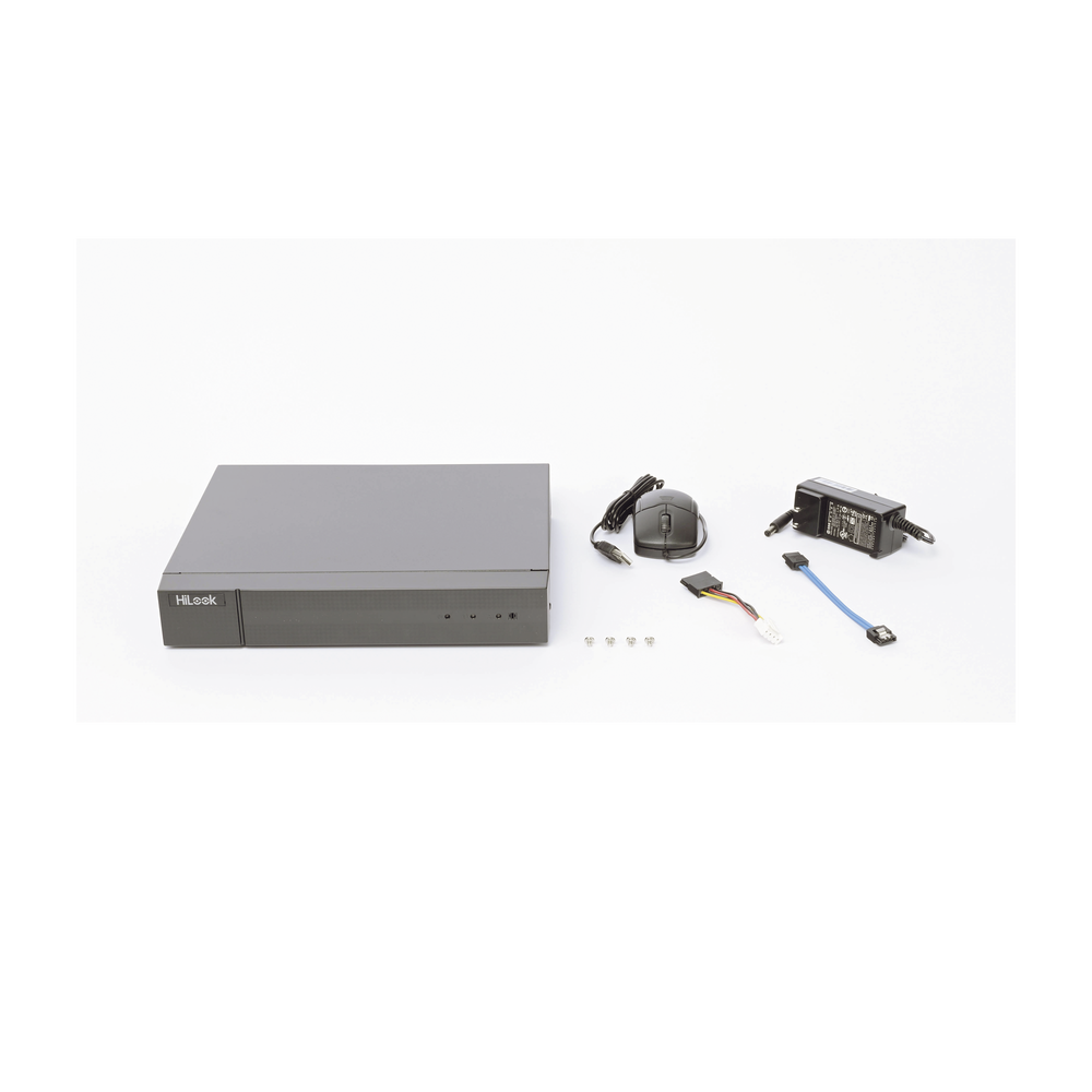 DVR 16 Canales TurboHD + 16 Canales IP / 8 Megapíxel (4K) / Audio por Coaxitron / ACUSENSE Lite / 2 Bahías de Disco Duro / H.265+ / Salida en Video en 4K