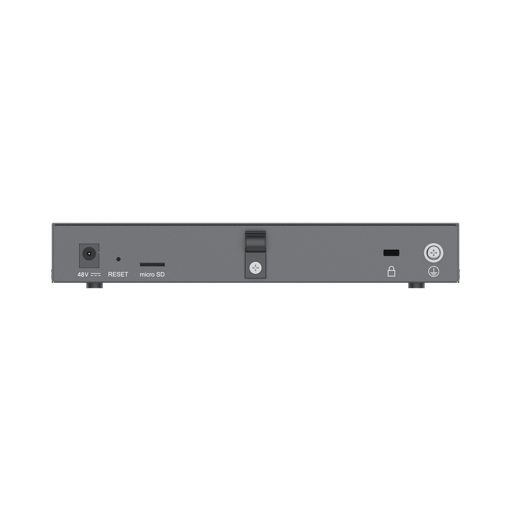 4 en 1: Firewall Nueva Generación, Router, PBX IP, Switch Gigabit de 5 Puertos (4 PoE) y 2 Puertos SFP 2.5 Gigabit