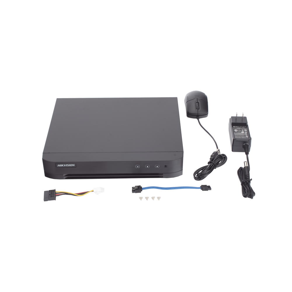 DVR 8 Canales TURBOHD + 4 Canales IP / 5 Megapixel Lite - 3K Lite / Audio de Dos Vías por Coaxitron / Reconocimiento Facial / ACUSENSE (Evita falsas alarmas) / 1 Bahía de Disco Duro / Salida de Video en Full HD