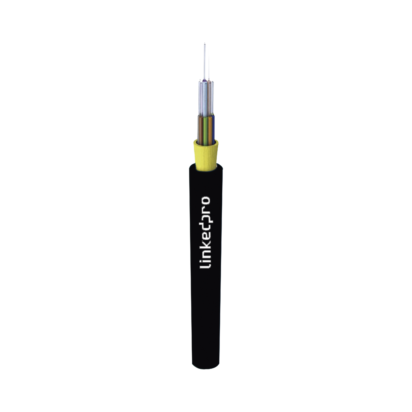 Cable de Fibra Óptica Multimodo OM4 50/125, 12 hilos, Interior/Exterior, Tight Buffer 900µm, OFNR Riser, Dieléctrica, Precio Por Metro, (Hasta 2000 metros en un solo tramo de cable)