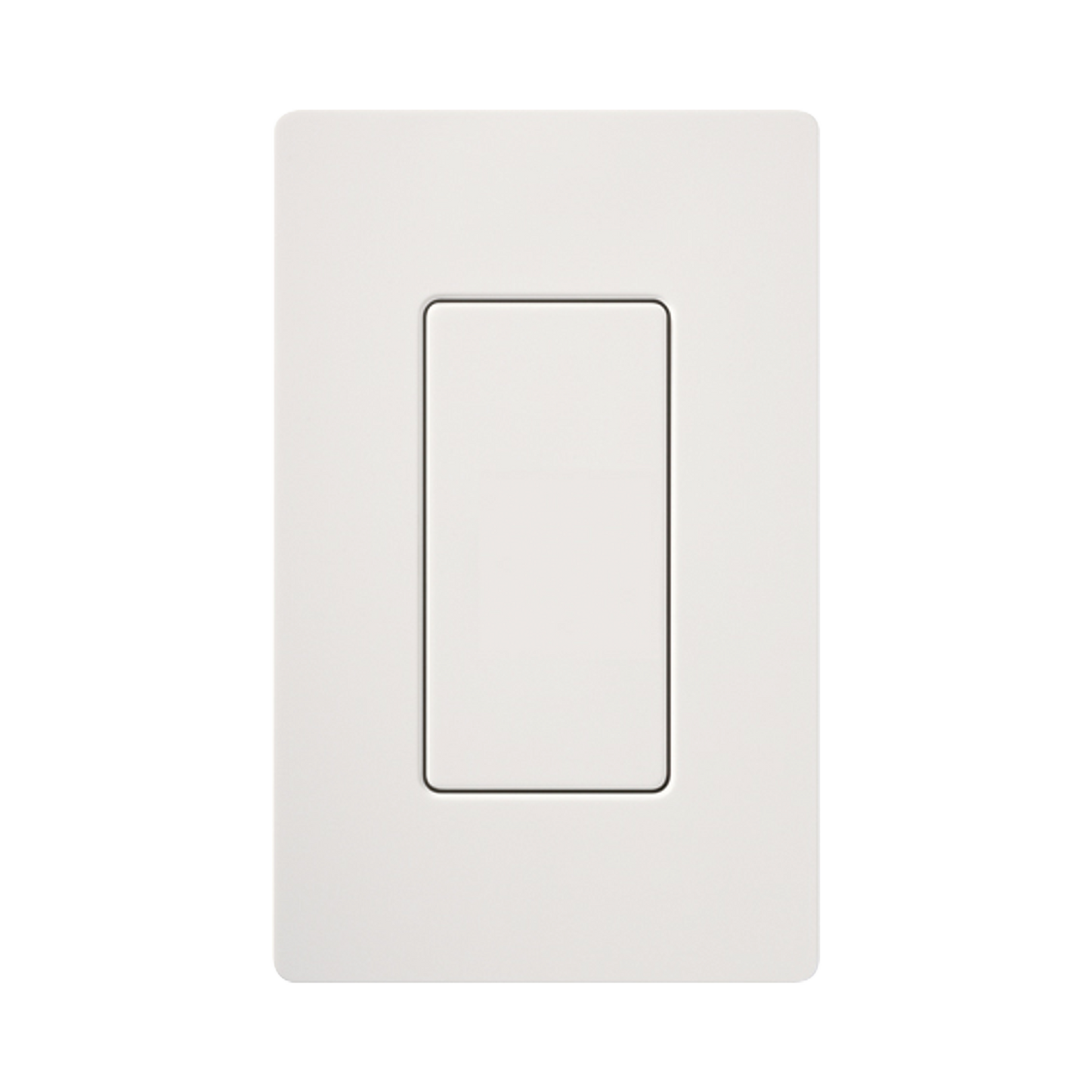 Placa ciega de pared color blanco Snow