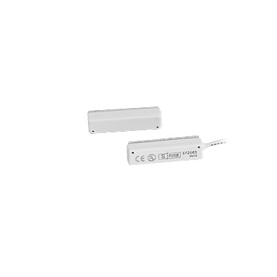 Contacto magnético para puertas y ventanas con cable de 45 cm color blanco / GAP: 13 mm