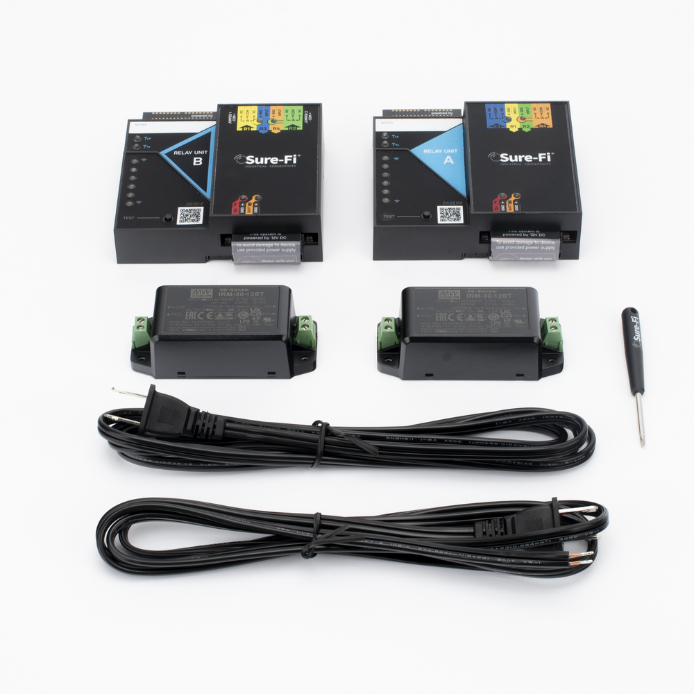Relay Inal�mbrico / 2 Relevadores / 2 Entradas / Atraviesa Hasta 1.6 Kil�metros (1 Milla) En Construcci�n o Material