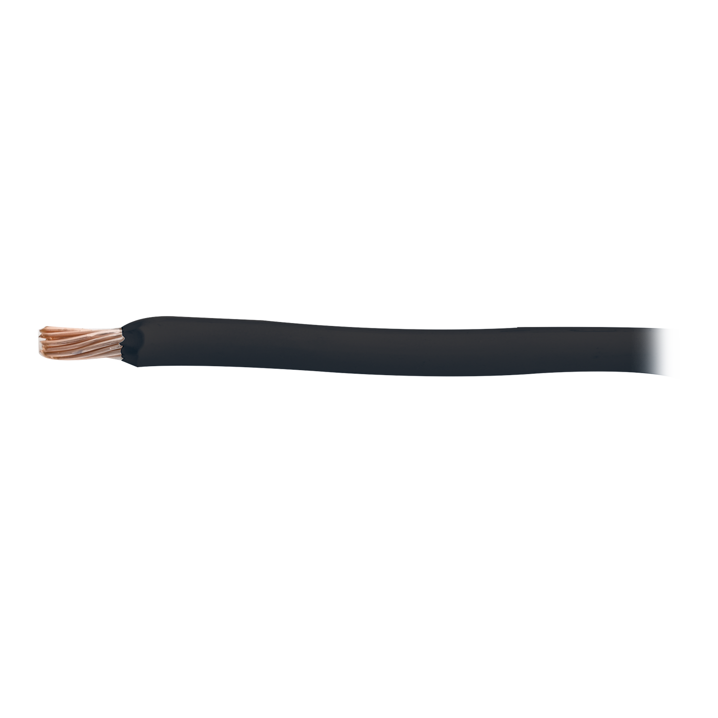 Cable Eléctrico 16 awg color negro, Conductor de cobre suave cableado. Aislamiento de PVC, auto-extinguible.BOBINA de 100 MTS