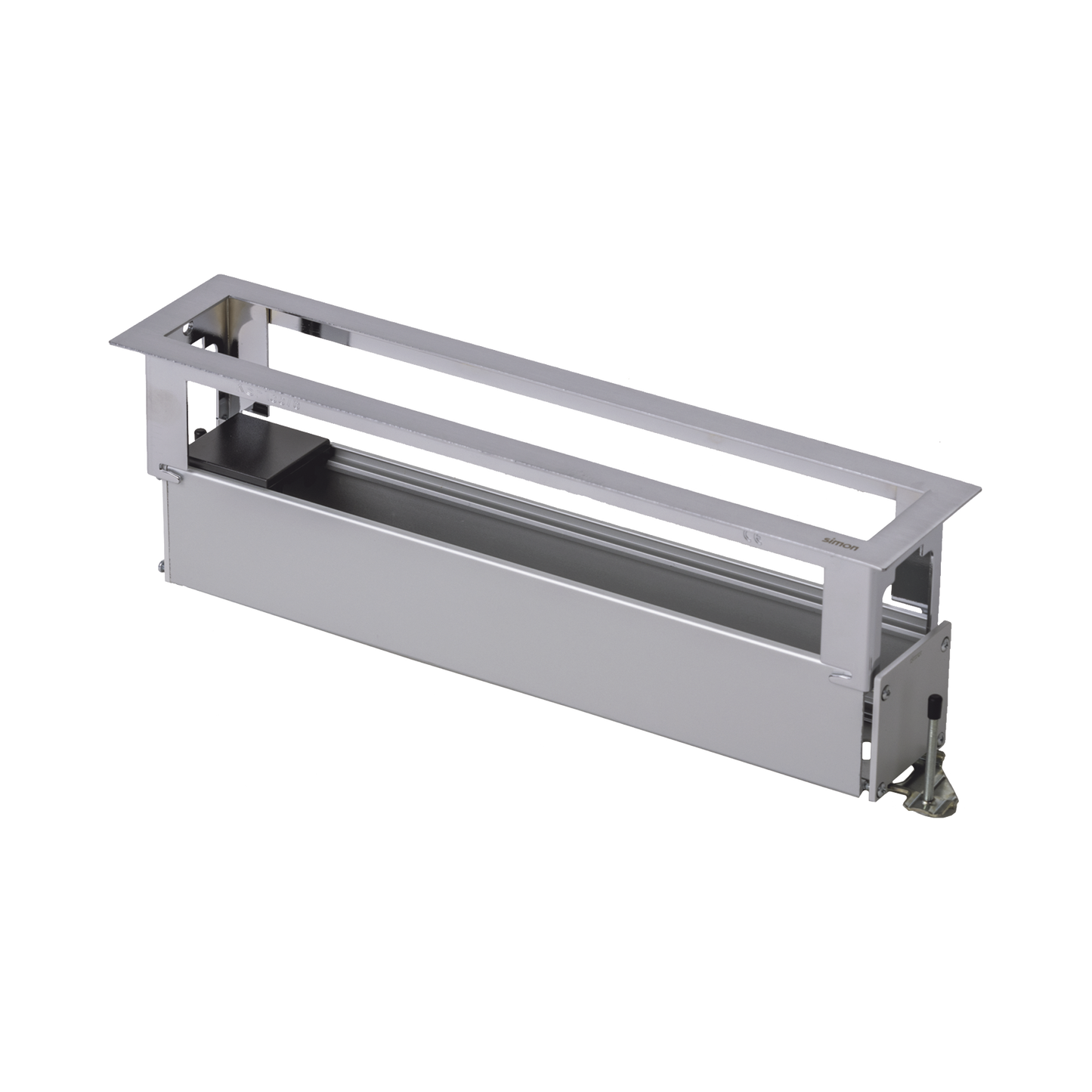 Caja Para Instalación en Escritorio para Voz, Datos o Contactos Eléctricos / Capacidad para 6 Módulos / Salida de Cables "Posterior" / Los Módulos se Adquieren Aparte / (KFC136/14CY)