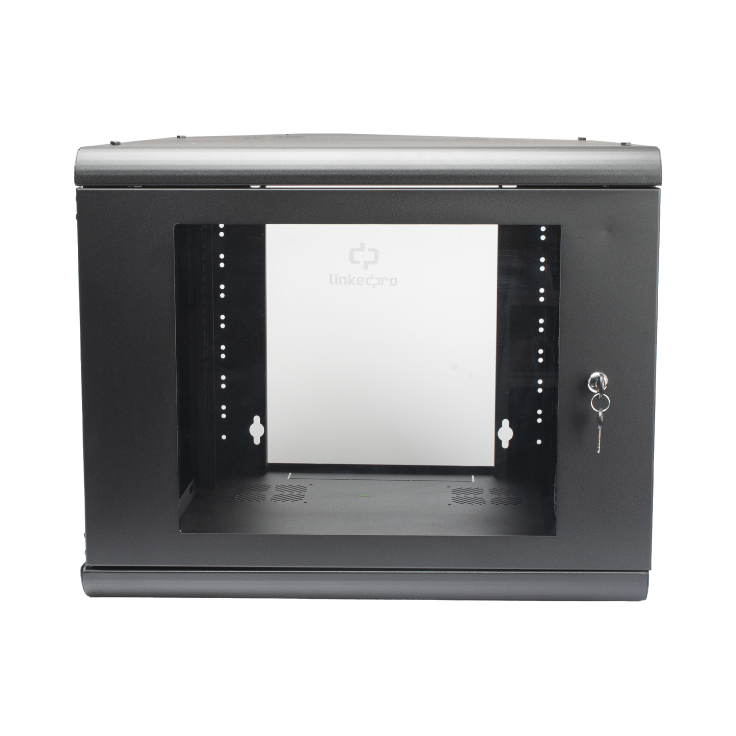 Gabinete de Pared 9U de 635 mm de Profundidad, Rack de 19 in en Acero Reforzado: Compacto y Resistente para Soluciones Profesionales
