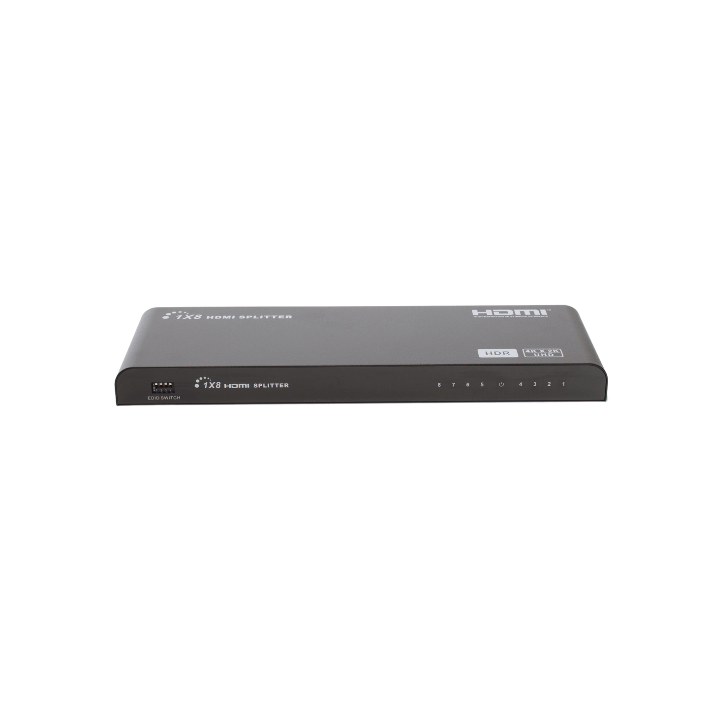 Divisor (Splitter) HDMI 4K de 1 Entrada a 8 Salidas (Simultaneas) / Soporta 4K×2K / Ajuste de resoluciones EDID / HDR / HDMI 2.0 / HDCP 2.2 / Permite mezclar pantallas en 4K y 1080P