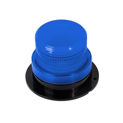 Burbuja brillante de Larga Vida Útil, con 8 LEDs, Color Azul, Domo Azul, 12Vcd