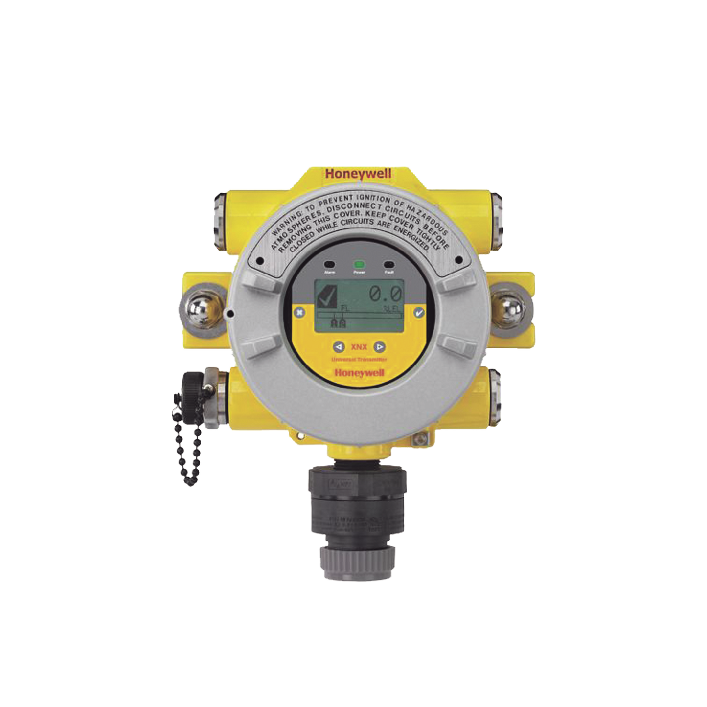 Transmisor Universal Serie XNX, Salida HART® de 4-20 mA, 3 Relays Falla/Alarma, UL/CSA, Entradas 5X3/4" NPT, Aluminio, Configurado Para Sensor 705 Alta Temperatura