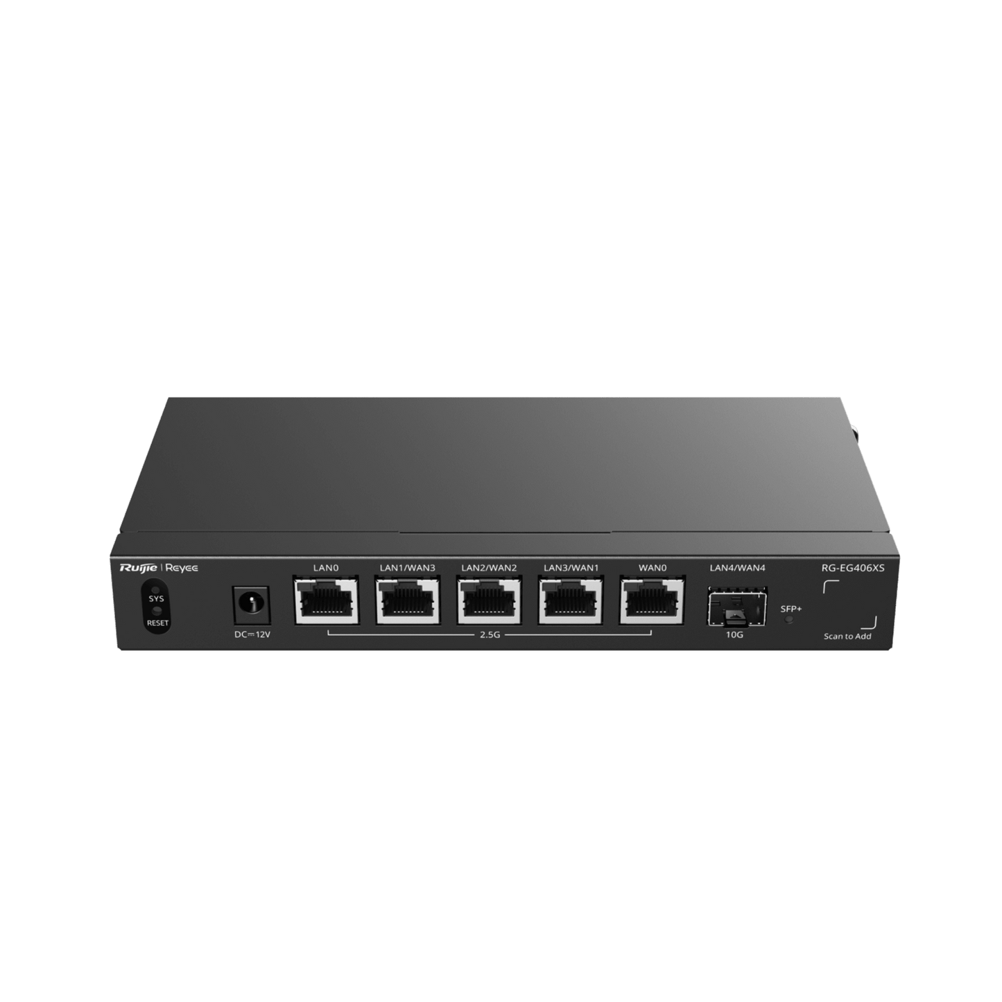 Router Core Balanceador con Función SD-WAN, 1 puertos LAN , 5 puertos LAN/WAN Multi-gigabit, Un SFP+ LAN/WAN,1 Puertos WAN Multi-gigabit 2.5G, hasta 400 clientes .
