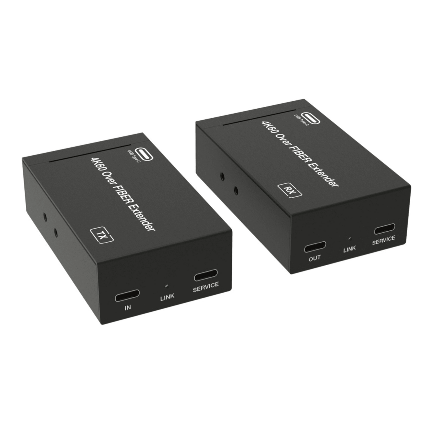 Extensor USB-C 4K60 sobre fibra única hasta 10 km