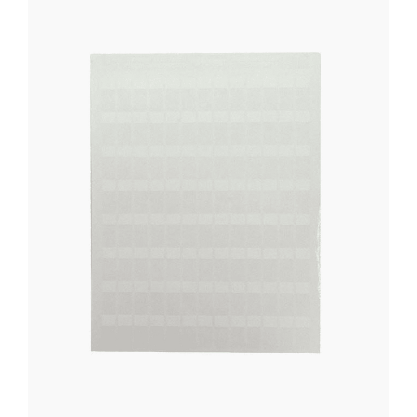 Hojas con 1000 Etiquetas Poliofina para Impresora Láser/Inyección de Tinta, Ancho 96.3mm x Alto 7.6mm, Color Blanco