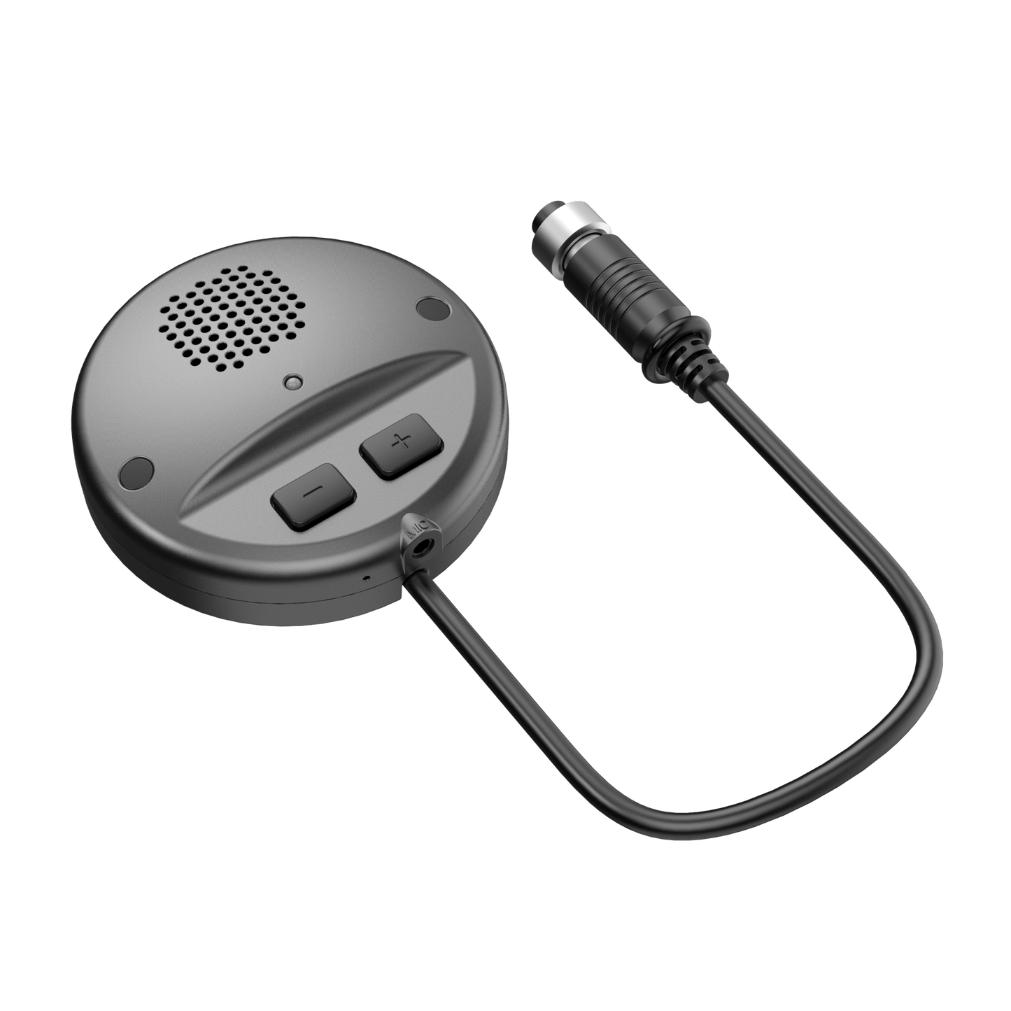 Accesorio para Audio de 2 Vías / Compatible con DVR Móvil HIKVISION / Conector Tipo Aviación / Micrófono y Altavoz Integrados