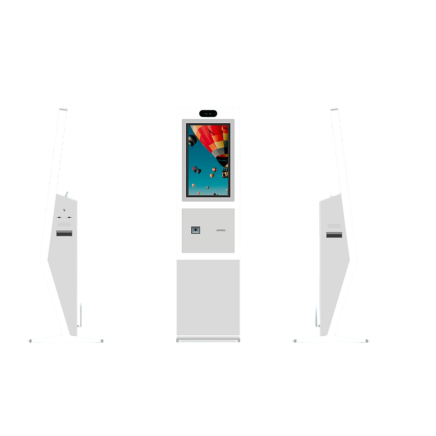 Máquina de Consulta de Estacionamiento/ Pantalla Táctil Capacitiva 21.5" Full HD / Localización de Vehículos / Guía Visual de Rutas / Sistema de Cobro Múltiple / Impresora Térmica / Instalación