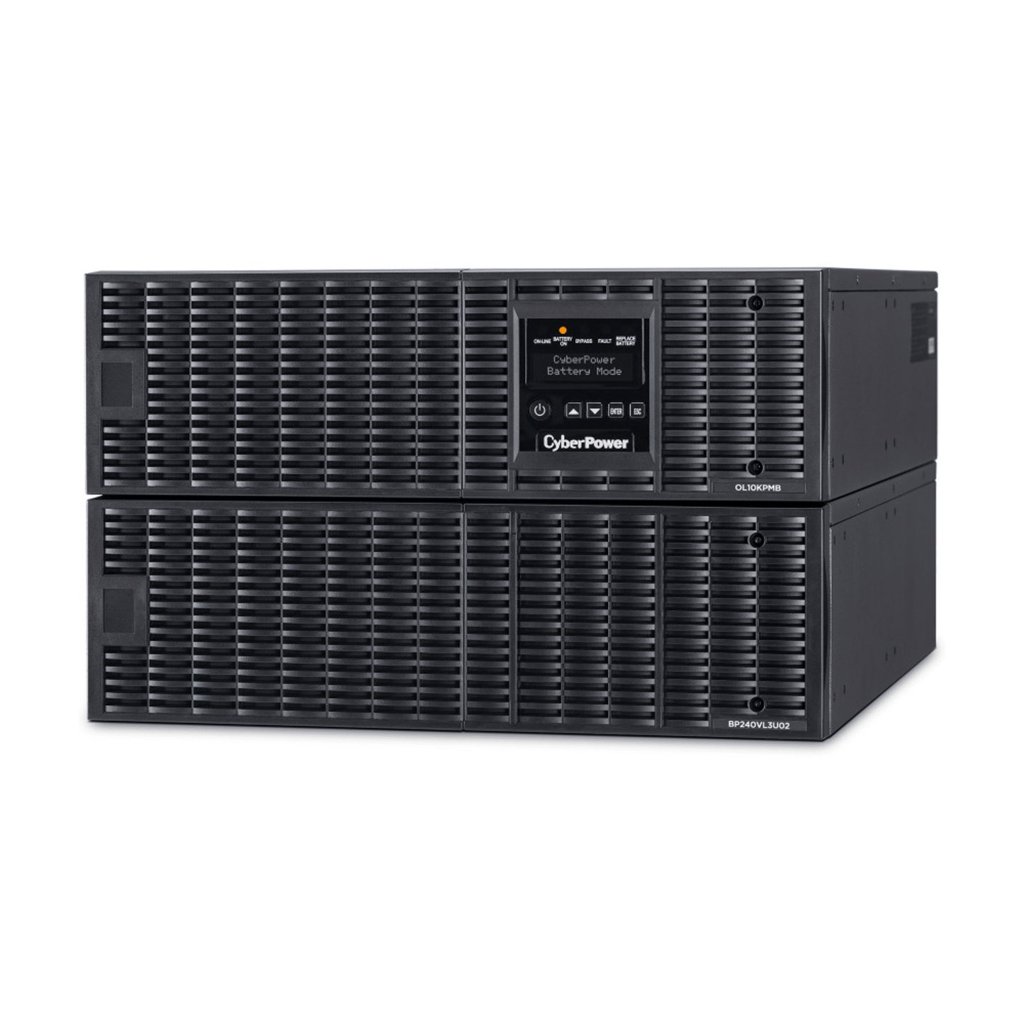 UPS de 10000 VA/10000 W, Online Doble Conversión, 200 - 240 Vac de Entrada, 200 - 240 Vac de Salida, Terminal Hardwired, Onda Senoidal Pura, Torre o Rack de 6 UR, Con 3 Tomas NEMA L6-30R