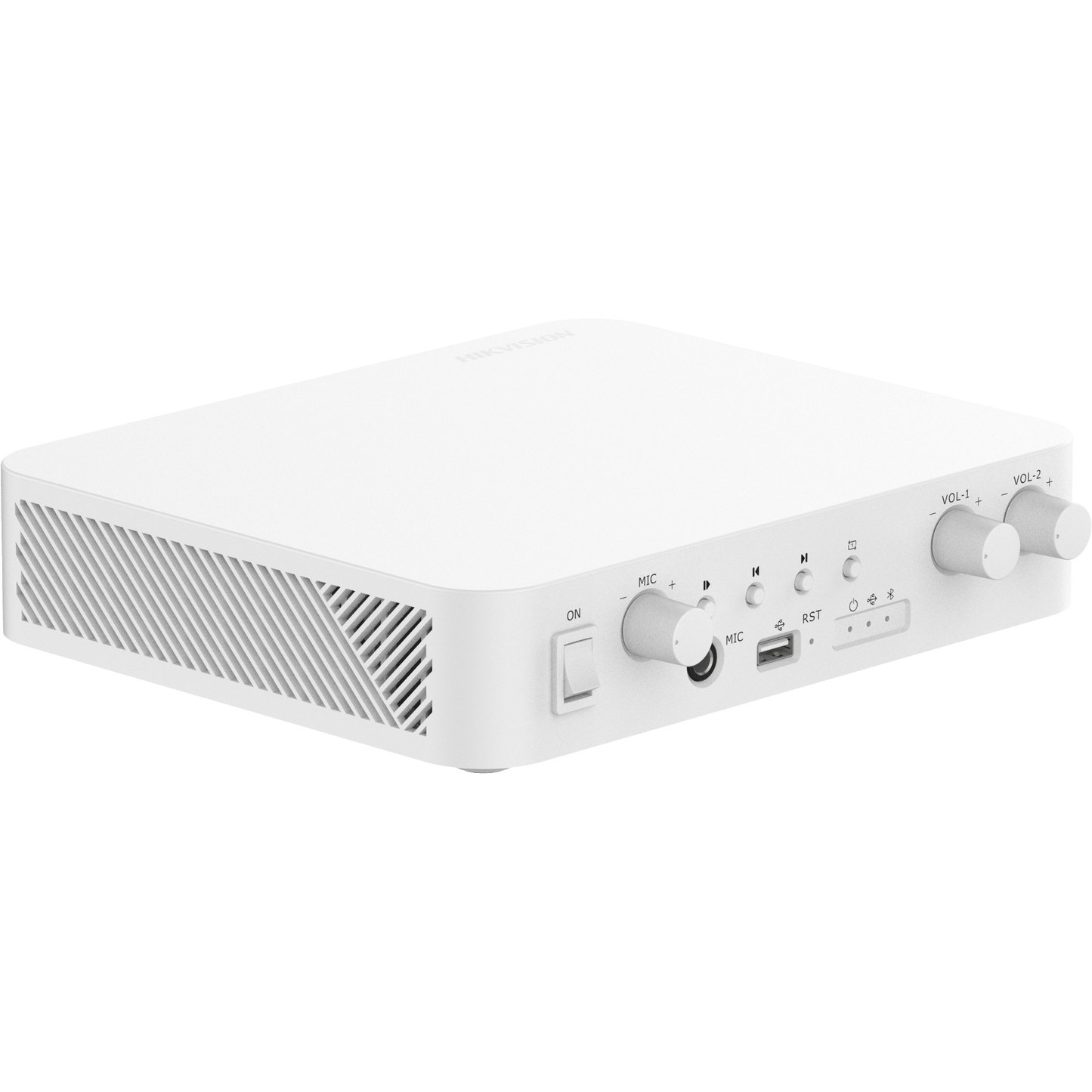 Amplificador una Zona | 2 Canales de 40 W | 70/100V | Bluetooth | Uso Interior | Compatible con Hik-Connect