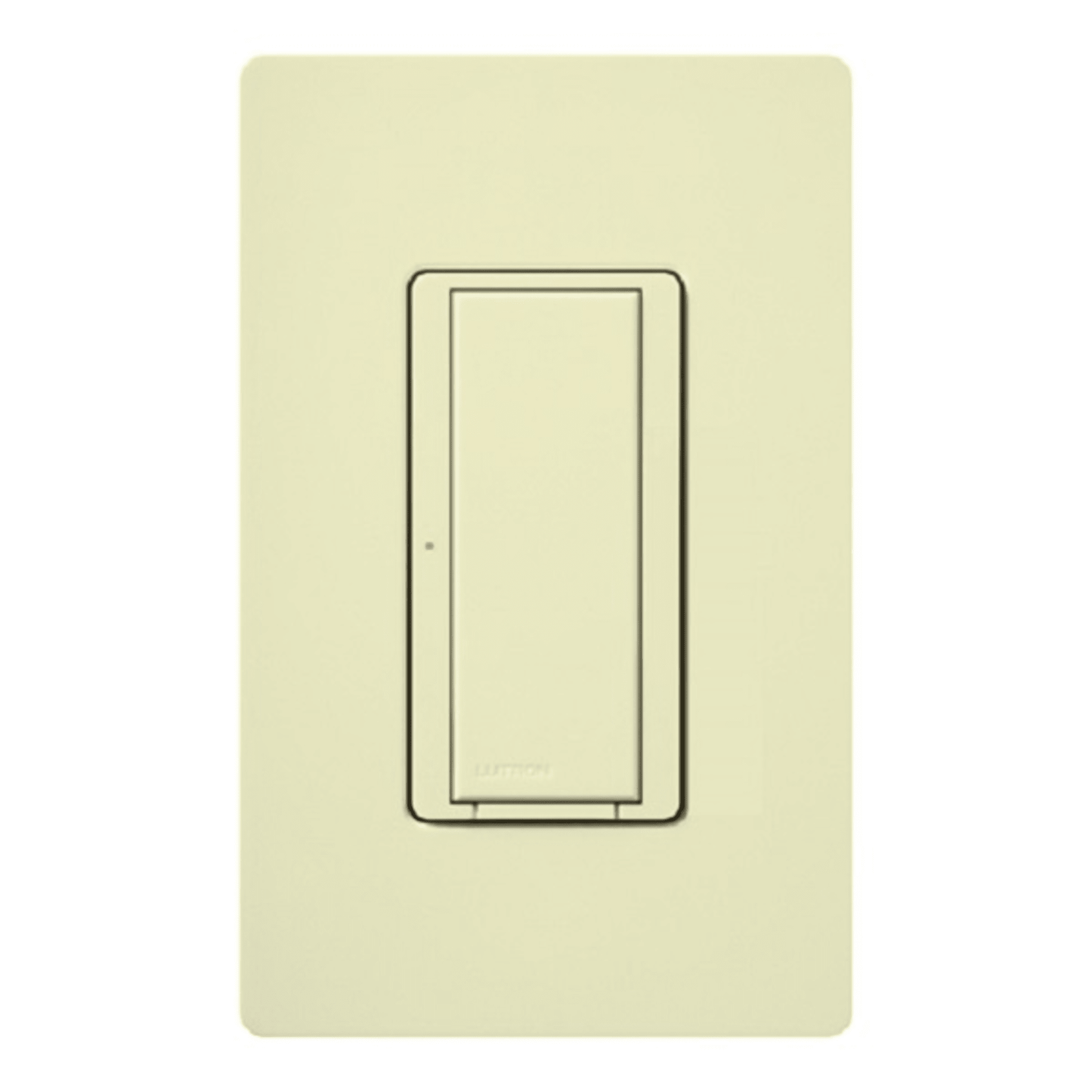 (RadioRA2) Switch on/off RRD-8S-DV-WH de doble voltaje, un solo polo 120V/, 8A/, 1/10HP 3A en motores, apaga y enciende iluminación ó motor, NO requiere cable neutro.