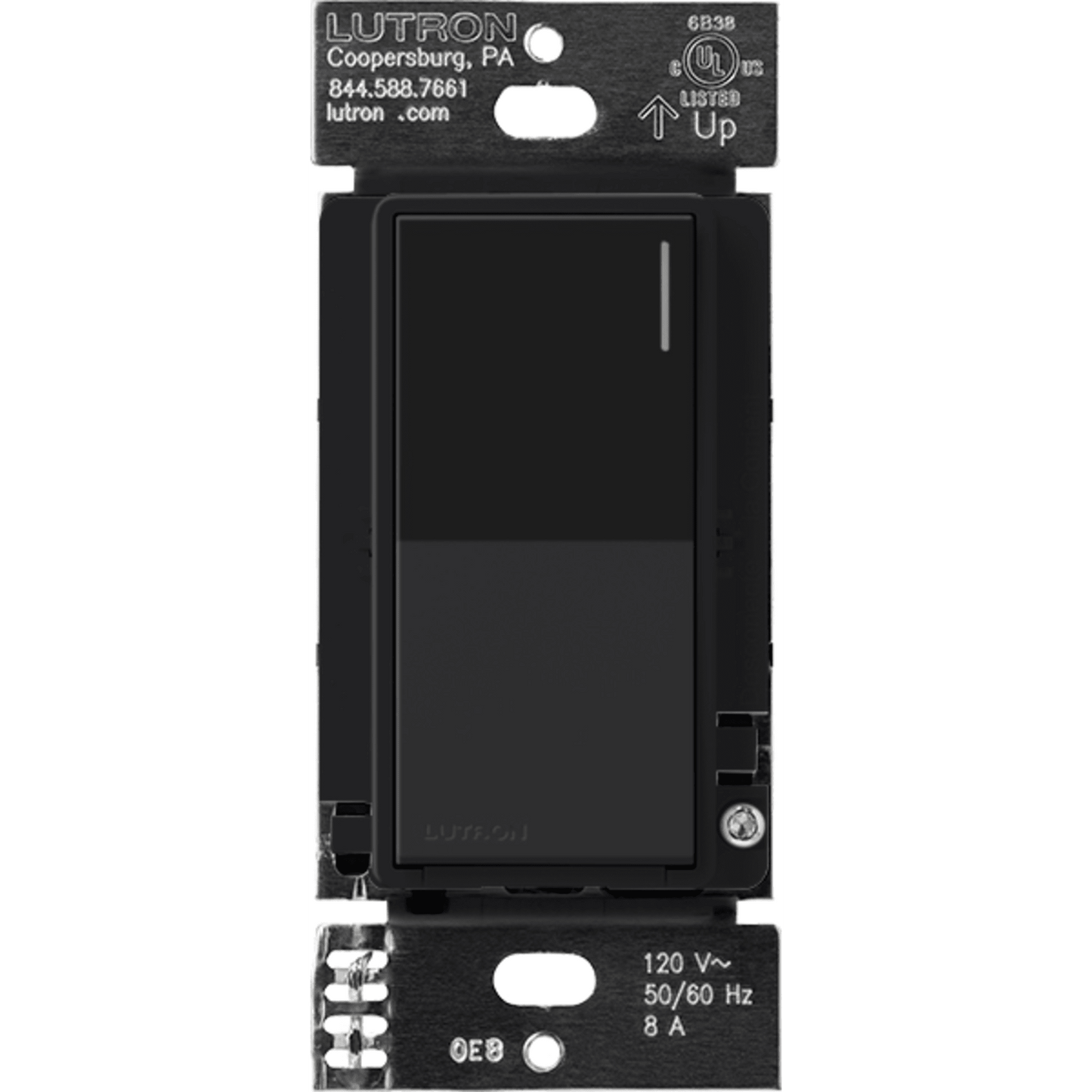 (RadioRa3) Apagador Sunnata color blanco para linea Radio Ra3, 8A de iluminacion, 5.8A Motor
