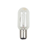 Bombilla transparente de 120 Vca / 30 W de doble contacto