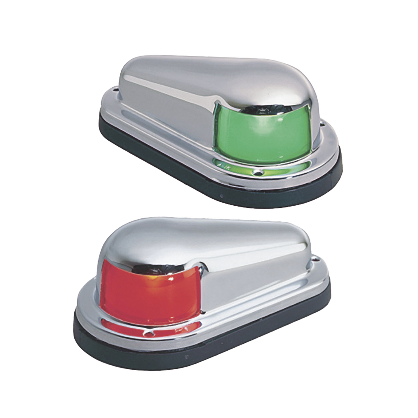 Luz de Navegación, 1 Milla Certificada A-16, Uso de Reemplazo, Embarcaciones a Vela/Motor hasta 12m, Material Latón/Acero Inoxidable, Base Polímero, Acabado Cromado/Pulido, 12V, 10W, Contactos Dorados