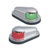 Luz de Navegación, 1 Milla Certificada A-16, Uso de Reemplazo, Embarcaciones a Vela/Motor hasta 12m, Material Latón/Acero Inoxidable, Base Polímero, Acabado Cromado/Pulido, 12V, 10W, Contactos Dorados