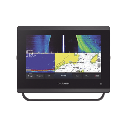 Plotter de Navegación GPSMAP 723xsv / Pantalla Táctil WSVGA 7" / Resolución 1024x600 / Compatible con GPS, GLONASS y Galileo / Receptor de Alta Sensibilidad 10 Hz / Compatible con NMEA 2000 y NMEA 0183 / Sonda CHIRP Integrada /