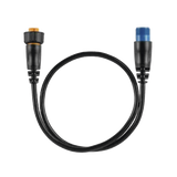 Cable adaptador para conectar un transductor de 8 pines con XID a un puerto de sonda de 12 pines a un dispositivo náutico compatible.