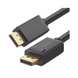 Cable DisplayPort 1.2 Macho a Macho | Longitud 3m | Versión DP1.2 | Soporta 4K@60Hz; 2K@144Hz | Soporta 3D | Color profundo de 8 y 10 bits | Blindaje Interno Múltiple | Cobre Estañado 28AWG  | Botón de Liberación.