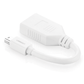 Cable Mini DP Macho a DP Hembra | Thunderbolt 2 | Version DP 1.2 | Soporta 4K*2K | Cable de 15 cm (5.91 Pulgadas) | Color Blanco.