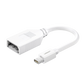 Cable Mini DP Macho a DP Hembra | Thunderbolt 2 | Version DP 1.2 | Soporta 4K*2K | Cable de 15 cm (5.91 Pulgadas) | Color Blanco.