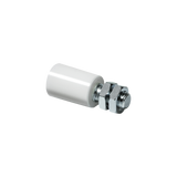 Rodillo de Nylon 40mm / Con Cuerpo de Acero Galvanizado Resistente a la Corrosión