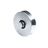 Rueda de 10 cm SIN Soporte Para Puertas Corredizas de Hasta 425 Kg / Canal Tipo "V"