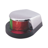 Luz Bi-Color con Carcasa Cromada para Embarcaciones a Motor Menores de 12 Metros