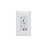 (ZWAVE) Tomacorriente con señal inalambrica Z-WAVE, compatible con HUB HC7, C8, puede ser un panel de alarma L5210, L7000 con Total Connect y Alarm.Com