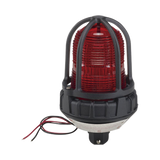 Luz estroboscópica para ubicaciónes peligrosas,  montaje tipo tubo, 120 VCA, color Rojo