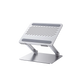 Soporte para Laptop de Aluminio | Soporta Laptops de 10 a 17.3''| Excelente Estabilidad | Capacidad de Carga 5Kg | Diseño Ergonómico | Altura y Angulo Ajustable | Plegable y Portátil | Protecciones de Silicona.