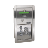Audioportero Telefónico DKS Con Directorio / 100 Números Telefónicos / Control Para 2 Puertas / Gabinete Para Empotrar / Marcación a 16 Digitos / Linea análoga o digital