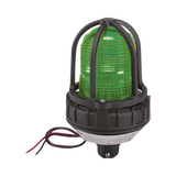 Luz de advertencia LED para ubicaciónes peligrosas, montaje tipo tubo, 24 VCD, LED color Verde