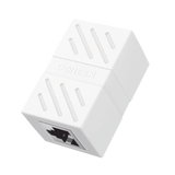 Acoplador (Extensor de Cable Ethernet RJ45 a RJ45) | 1000Mbps | Compatibilidad con Cat7 Cat6A Cat6 Cat5e | Compatible con POE | Ign�fugo | ABS | Color Blanco