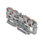 Borna de Paso / 4 Conductores / Push-in CAGE CLAMP® / 4 mm² / 32 A / 800 V / Carril DIN / ATEX IECEx / Prueba Ø4 mm