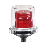 Luz de advertencia LED para ubicaciones peligrosas Electraray®, UL y cUL Homologado UL y cUL para Clase I, División 2, Grupos A, B, C y D; Clase II División 2, Grupos F y G; Clase III , 240 VCA, color Rojo, parpadeo predeterminado