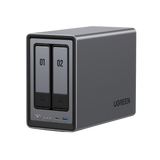 NASync DXP2800 | SO UGOS Pro |  Intel N100 12th Gen Intel® 4 Core™ | 2 Bahías SATA hasta 48TB | 2-Bahias (M.2 NVMe) hasta 16TB | 8GB DDR5 (Exp. a 16GB) | Ethernet 2.5G  | HDMI 4K | 2* USB2.0 | 1*USB 3.2Gen | 1* USB 3.2Gen2 | 1*USB-C 3.2Ge