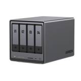 NASync DXP4800 | SO UGOS Pro |  Intel N100 12th Gen Intel® Quad Core™ | 4-Bahias (SATA) hasta 96TB | 2* M.2 SSD hasta 16TB| 8GB DDR5 (Exp. a 16GB) | 2.5Gb Dual Ethernet | HDMI 4K | 2* USB2.0 | 1*USB 3.2Gen | 1* USB 3.2Gen2 | 1*USB-C 3.2Gen2 | SD