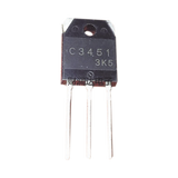 Transistor de Potencia en Silicio tipo NPN, 500 Vc-b, 15 A. 100 Watt, TO-3PA .