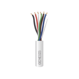 Carrete de 305 Metros / Cable de Cobre / 6 x 18 AWG  / Plenum / Para Interior / Color Blanco / Para Aplicaciones de Alarmas de Intrusión/Control de Acceso/ Automatización / Interfonos y Tv Porteros