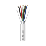 Carrete de 305 Metros / Cable de Cobre / 6 x 18 AWG  / Plenum / Color Blanco / Blindado / Para Aplicaciones de Alarmas de Intrusión / Control de Acceso / Automatización / Interfonos y Tv Porteros
