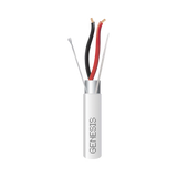 Carrete de 152 Metros de Cable / 2 x 16 AWG / BLINDADO / PLENUM / Color Blanco / Para Aplicaciones de Audio, Seguridad y Control